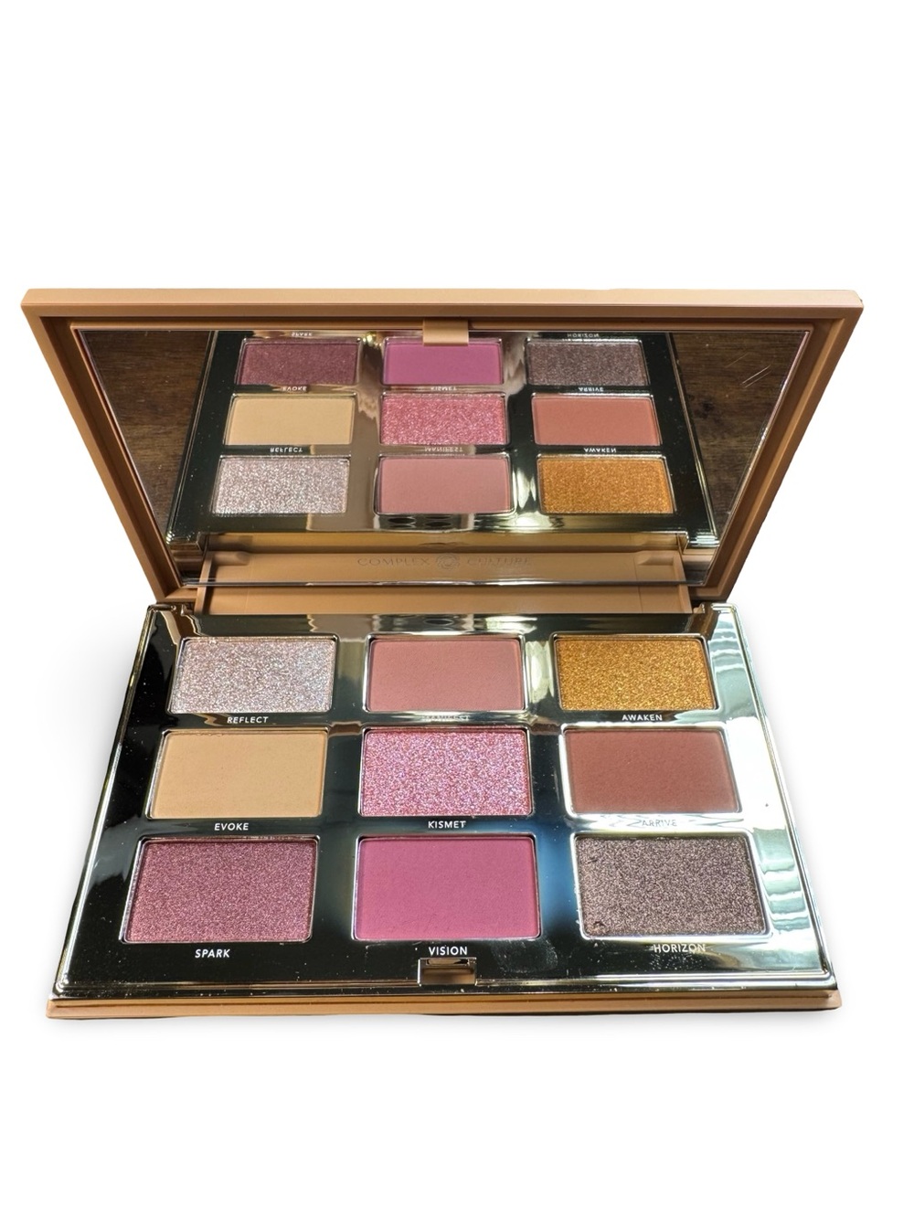 Complex Culture Future’s So Bright Eyeshadow Palette 9 Shades Shimmer Gold Pink